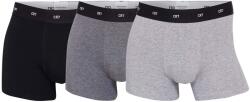 CR7 CR7, Boxeralsó logós derékpánttal - 3 pár, melange szürke, XL (804382130-49-405-XL)