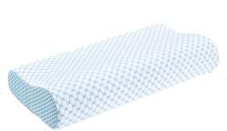 GTT CoolCloud memóriahabos nyakpárna - Jégselyem huzattal, ergonomikus hullámforma - 50*30*7cm (holm10066)