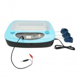 BRECKNER Incubator automat 24 oua 75W, 12V-220V cu rotire automata, control temperatura, umiditate, afisaj digital