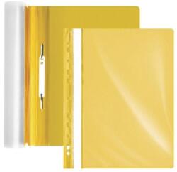 Forpus Gyorsfűző FORPUS A/4 műanyag lefűzhető sárga (FO21324) - fotoland