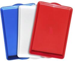  Tálca szögletes műanyag 43 x 28 cm piros (1605MUA002U) - fotoland