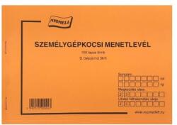  Nyomtatvány személygépkocsi menetlevél A/5 (63108) - fotoland