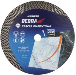 Dedra Romb szegmenttel rendelkező gyémántvágó korong, DEDRA H1056 vágókör, nedves és száraz vágás, 230 mm átmérőjű (H1056)