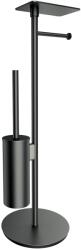 Omnires Modern Project suport pentru hârtie igienică cu perie de toaletă grafit MP60820GR (MP60820GR)