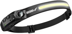 DEDRA-EXIM Lanterna frontală cu bandă 300/105lm, senzor de mișcare, acumulator 800mAh, DEDRA L1012 (DED-L1012)