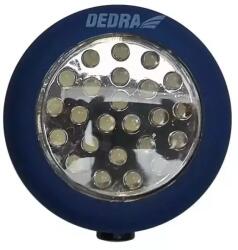 DEDRA-EXIM Lanterna 24 LED rotundă cu baterii, cârlig, magnet DEDRA L1000 (DED-L1000)