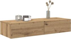 vidaXL Falipolc fiókokkal artisian tölgy 100x36x19 cm műszaki fa (859994)