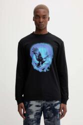 HUGO Blue pamut hosszúujjú - fekete XS - answear - 20 990 Ft