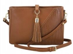 Barberinis kézitáska postás táska valódi bőr, barna (956-12)