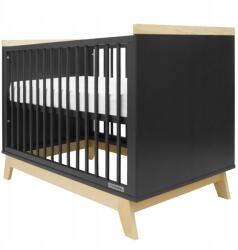 New Baby Gyerekágy Kanapé New Baby Marcus 120X60 CM Grafit/natúr (55023)