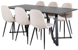  Étkezőgarnitúra Dallas 2476 (Bézs + Fekete)
