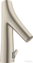 Hansgrohe Axor Starck Organic elektronikus mosdó csaptelep hőfok szabályozóval, elemes működtetésű, szálcsiszolt nikkel 12171820 (12171820)