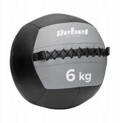 Rebel Rehabilitációs medicinlabda gyakorlatokhoz, 6 kg-os, bőr Rebel (RBA-3107-6)