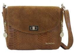 Barberinis kézitáska postás táska valódi bőr barna (896-12)