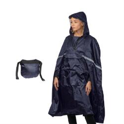  Esőkabát poncsó, övtáskaként is hordható tokban, összecsukható esőponcsó igazi 2 az 1-ben megoldás