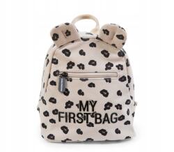 Childhome Gyerek hátizsák My First Bag Canvas Leopárdmintás (fb-CWKIDBLEO)