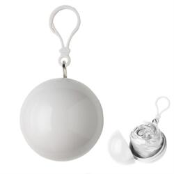  Esőkabát poncsó, gömb tokkal, fehér, 0, 1 × 90 × 120 cm, tok 6cm