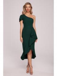 Makover Női midi ruha Ganiervydd K146 sötétzöld XXL (12487-bottlegreen-XXL)