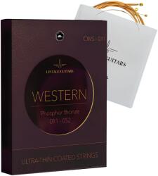  Professzionális Bevonatos Korróziógátló Gitárhúrok, Foszforbronz CWS-011 (STRUNY DO GITARY CWS-011)