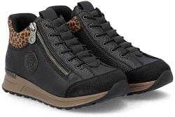 RIEKER Női sportcipő Rieker N1457-00 Black fekete Eko Bőr MÉRET. 37 (N1457-00)