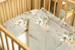 Sensillo velvet & pamut ágyneműszett - szürke liliom (ik215579)