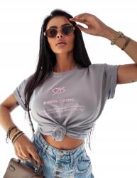 OlaVoga Női pamut póló O La Voga Glass szürke S-es Méret