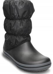 Crocs Hótaposó Winter Puff Boot Women W6 36, 5 Black/Charcoal (14614)