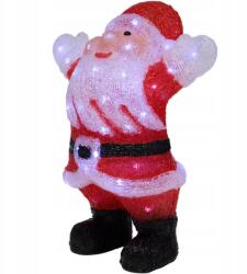 ZD Mikulás karácsonyi figura világítással 40 cm Dekoráció Ajándék (4164)