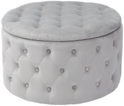 AdTrend Taburet catifea gri 70 x 42 cm (74387)