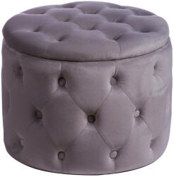 AdTrend Taburet catifea gri 50 x 40 cm (67939)