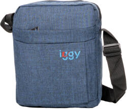 IGGY GEANTA CROSSBODY Iggy, 1 bretea, 1 compartiment principal, 1 compartiment frontal, 21x26x5.6cm, polyester, albastru IGSB-CROSS-BL (IGSB-CROSS-BL) - magazinpc