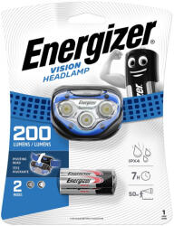 Energizer VISION HEADLIGHT 200 Lumen 3XAAA 3 Led fejlámpa (Energizer-VISION-HEADLIGHT-200)