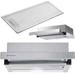 Berdsen Konyhai teleszkópos páraelszívó 50cm , 80 W , 200 m3/h, 2W Led , rozsdamentes acél Berdsen-A (3233-A)