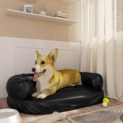 vidaXL 75x53 cm black pleather 171323