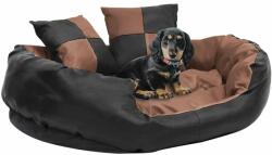 vidaXL 85x70x20 cm fekete/barna 171220