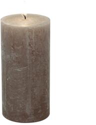 IHR CYLINDER CANDLE gyertya 7x14cm tópszín (K141431)