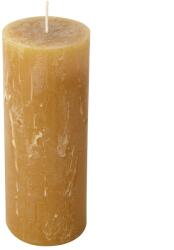IHR CYLINDER CANDLE gyertya 7x17cm borostyán (K141771)