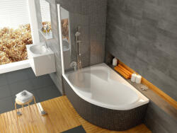 RAVAK Rosa II 150x105 akrilkád bal (hófehér)