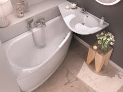 RAVAK Avocado 150x75 akrilkád bal (hófehér) - szerelvenycenter