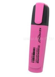 Keyroad Szövegkiemelő vágott hegyű, lapos test Keyroad Fluo neon rózsaszín (KEYROAD_38514) (KEYROAD_38514)