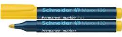 Schneider Alkoholos marker 1-3mm, kerek végű Schneider Maxx 130 sárga (SCHNEIDER_36339) (SCHNEIDER_36339)