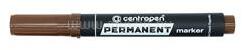 Centropen Alkoholos marker 2, 5mm, kerek hegyű, Centropen 8566 barna (CENTROPEN_28372) (CENTROPEN_28372)