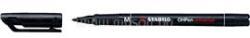 STABILO Alkoholos marker 1mm, STABILO OHPen M fekete (STABILO_84346) (STABILO_84346)