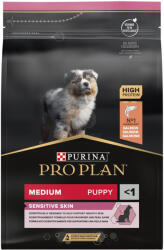 PRO PLAN Medium Puppy Sensitive Skin - lazacban gazdag száraz kutyaeledel 2 x 12 kg