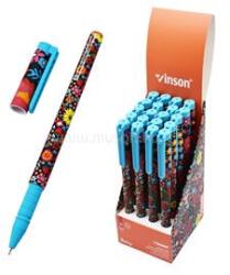 Vinson Golyóstoll kupakos, 0, 7mm Berry A186 vegyes test displ 20 db/display (VINSON_59106) (VINSON_59106)