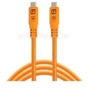 Tether Tools TetherPro Optima 10G USB-C, 3m, Straight to Straight (narancs) (CUC10G2-ORG) (CUC10G2-ORG) - mysoft