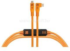 Tether Tools TetherPro Optima 10G USB-C, 4.6m, Straight to Right (narancs) (CUC15RTG2-ORG) (CUC15RTG2-ORG) - mysoft