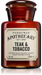 Paddywax Apothecary Teak & Tabacco ароматна свещ 226 гр