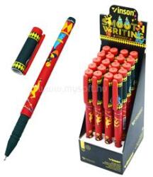 Vinson Golyóstoll kupakos, 0, 7mm Circus A4 vegyes test displ 20 db/display (VINSON_59097) (VINSON_59097)