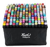  Kétvégű kreatív marker készlet, 168 klf. szín (EGYEB_53958) (EGYEB_53958)